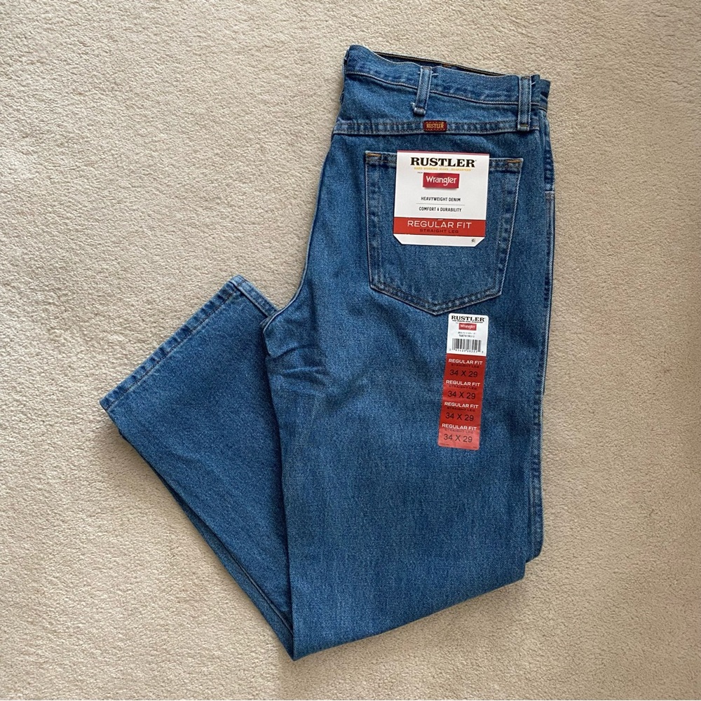 Rustler by Wrangler Men’s Jeans 34x29 | Regular Fit | NWT
